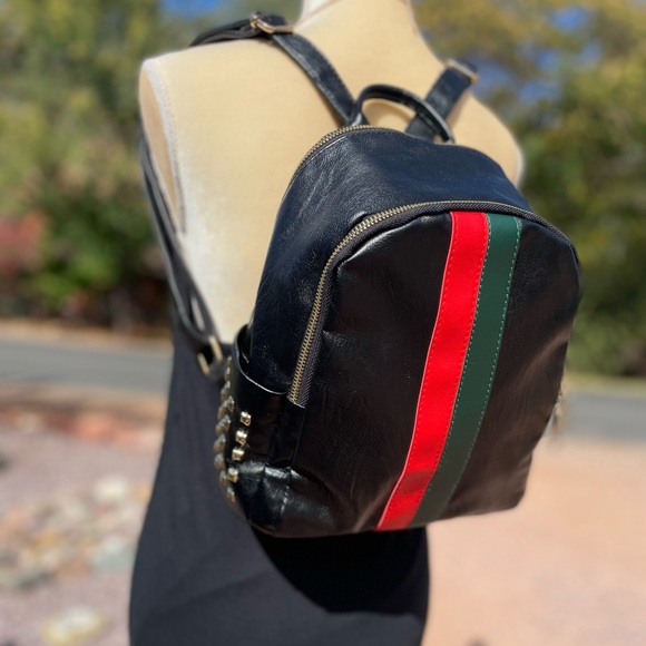 NWOT Leather backpack - Picture 2 of 8